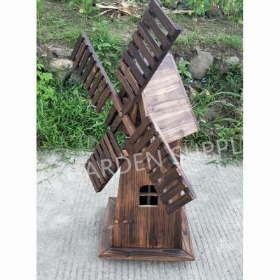 China Garden Decoration Windmill Decorative Wooden Windmill Kit for sale