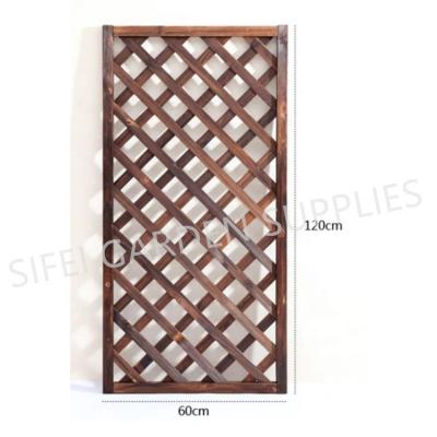 China Waterproof Wooden Fence Stand Flower Planter Barrier Garden Garden Fence for sale