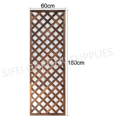 China 8 Foot Fence Wood Garden Wooden Waterproof Fence Flower Plant Stand for sale