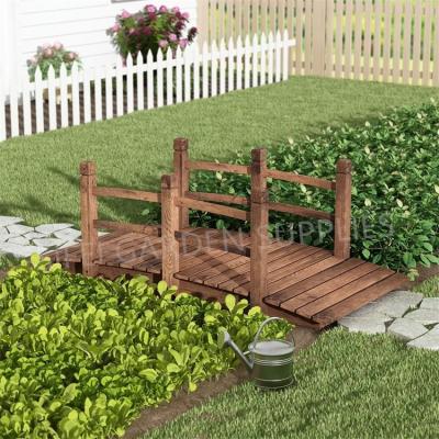 China Easily Assembled Yard Wood Bridge Backyard Fir Wood Deck for sale