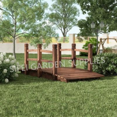 China Easily Assembled Garden Wooden Bridge Arch Wooden Bridge for sale