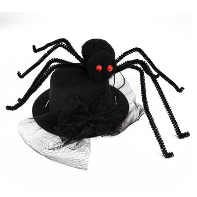 China Factory New Pet Headdress Halloween Dog Headgear Creative Viable Spider Cat Funny Pet Hat Factory Halloween Hat for sale