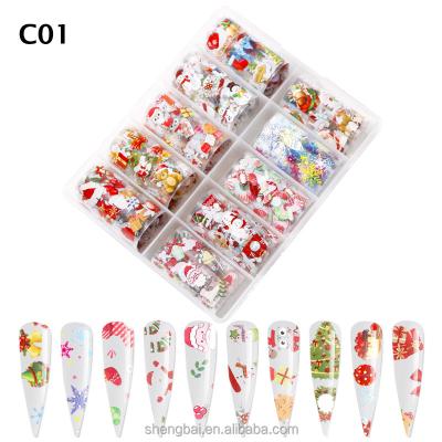 China Wholesale Designer Eco-friendly Nail Decoration Nail Art Transfer Foil Holiday Halloween Cartoon Pumpkin Nail Sticker for sale