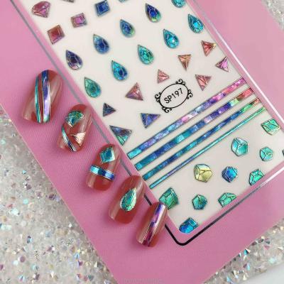 China Easy Apply ZX 2021 Hot Selling High Quality Factory Wholesale Transfer Foil Art Foil Glue Marble Nail Art Foil for sale