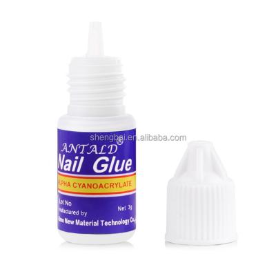 China Wholesale Eco-friendly OM Bottle 3g Nail Glue Gel For Press On Nail Tips Acrylic Art DIY Decoration Nail Quick Dry Glue for sale