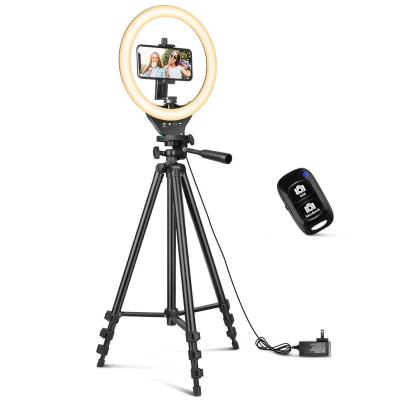 China 2021 PORTABLES Best Selling Beauty Tiktok Photographic Selfie Led Circle Ring Live Show Ring Light With Tripod Stand for sale