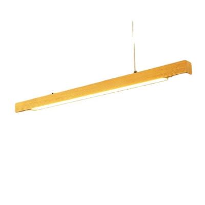 China Wholesale modern 18w longboard ultra simple slimdinning room led chandeliers wood pendant lighting modern for sale