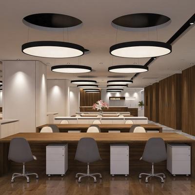 China Nordic Round 36W Outdoor Mounted Bedroom Home Decor Office Hanging Modern Decorative Led Wooden Pendant Ceiling Lights for sale