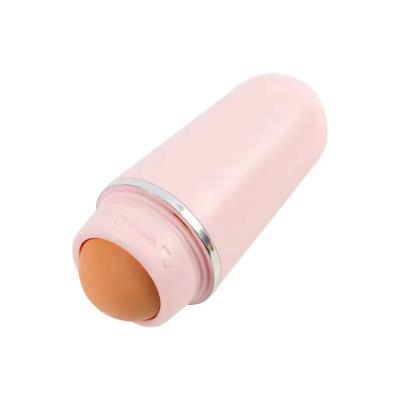 China Hot Roller Mini Reusable Portable Facial Volcanic Oil Control Absorbing Volcanic Stone 7.5*3cm for sale