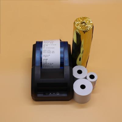 China High Quality POS Machine ATM Machine Thermal Paper Factory Label Paper Roll Barcode Paper Blank Printed Pulp for sale