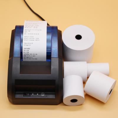 China Customizable Clear POS Machine ATM Machine Printer Paper Factory Premium 57*40mm Thermal Paper for sale