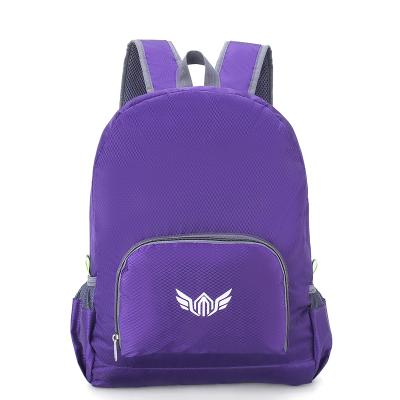 China New Logo Designer Fashion Foldable Travel Custom 2020 Waterproof Backpack Casual Bag for sale