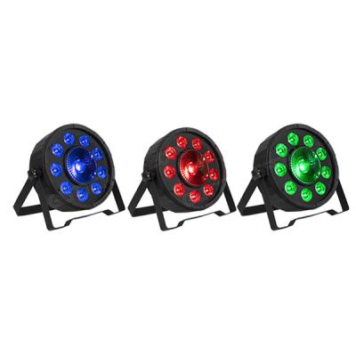 China Etapa plana del par 9X10W+30W RGB LED del LED que enciende las luces del par de DMX para el partido de la música de DJ de la etapa en venta