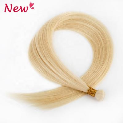 China 2022 New Popular Remy Hair Weft Vendors Super Thin Cuticle Genius Silky Straight Wave Most Intact Weft for sale