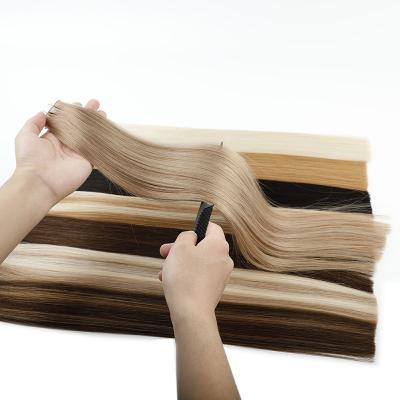 China Best Silky Straight Wave Hair Tape Hair Extension Selling Virgin Brazilian Remy Tape Hair Extension for sale