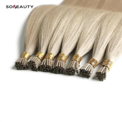 China European Remy Silky Straight Wave I Tip Prebonded Hair 100% Real Hair Extension , Bond Me Tips Prebonded Hair Extension for sale