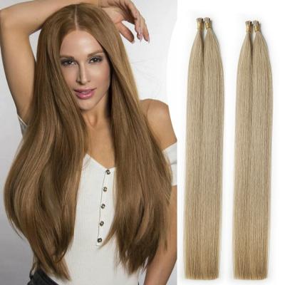 China Wholesale High Quality Cuticle Aligned Hair Best Keratin Silky Straight Wave Me Pre Bonded Tip Hair Extensions for sale