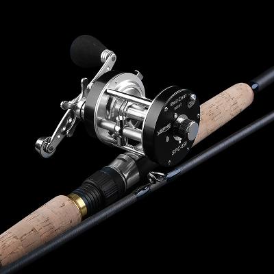 China Carbon 2.4m Fishing Rod Wholesale Carbon Fiber 2 Section Fishing Tackle Rods And Twirl Combo for sale