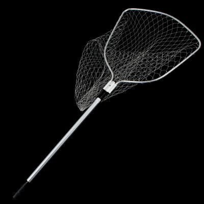 China Net is Aluminum Folding Racket String Fish Landing Net Pole Extending Handle for sale