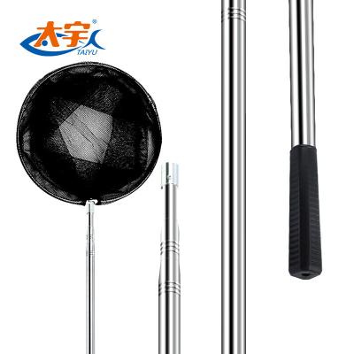 China Wholesale Stainless Steel Fish Landing Stainless Steel Fish Landing Net Telescopic Net 2.1m for sale