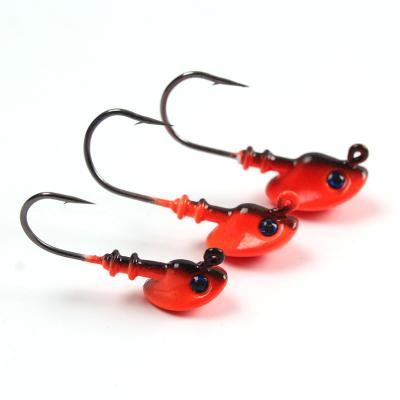 China 10g Metal Lead Jig Hook Fishing Head Hook for sale