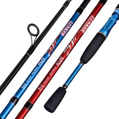 China Fiberglass 1.8m, 2.1m fiberglass fishing rod 2 section china wholesale best spinning spinning fishing rod for sale