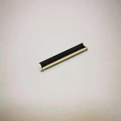 China Connector H=2.7mm, 30pin, stamped, tapa&reel PCB board 1.0mm FPC panel packaging for sale