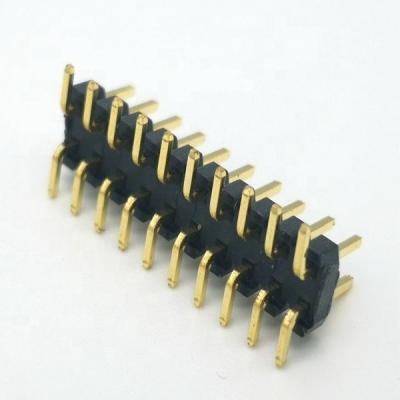 China Consumer Electronics 0.8mm Female Right Angle Connector Pin Type 2*12 Header for sale