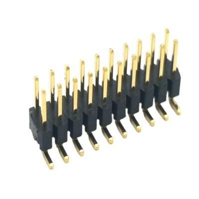 China SMT Type PCB Panel PH1.27mm Pin Header Dual Row Single Body Board To Board Connector for sale