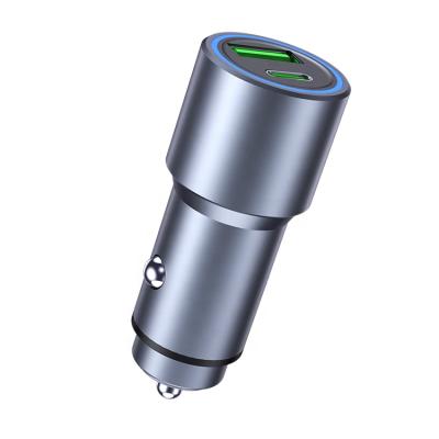 China Promotional Zinc Alloy Short Circuit Protection New Arrival Mobile Phone USB Fast Electric Car Charger for sale