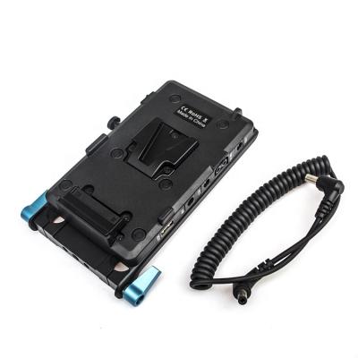 China For Camcorder Broadcast And Video Lights Security Supply High Quality V Mount V Lock Battery Plate Adapter For Camera for sale