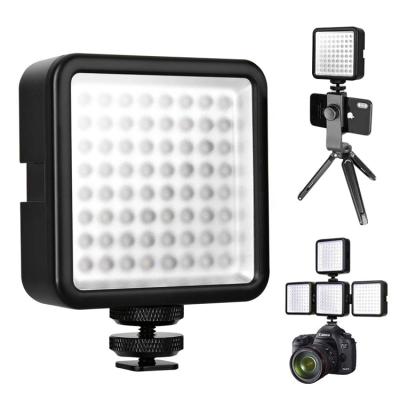 China Video 64 Led Photo Instant Light Lamp On Camera Hot Shoe Led Lighting For Camcorder Live Stream 10 for sale