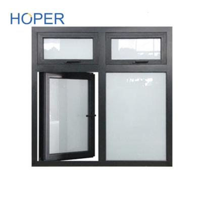 China Swing Australian Standard Aluminum Glass Casement Double Window for sale