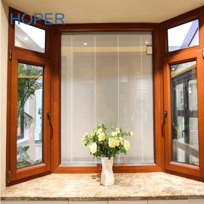 China Aluminum Swing Proof Hurricane Tilt And Turn Windows With Fly Screen for sale