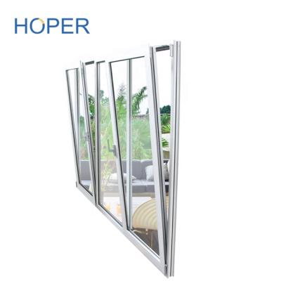 China Standard Height Tilt Turn Aluminum Swing Windows With Low Price for sale