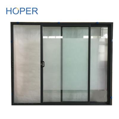 China Modern Australian standard aluminum house sliding glass door for balcony for sale