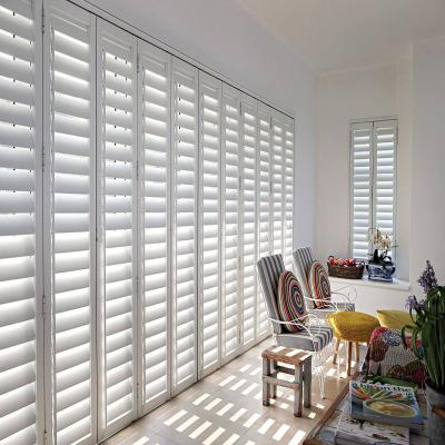 China Exterior Fixed Slide Fold Plantation Shutters for sale