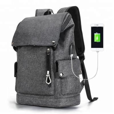 China 2021 New Arrival Factory Waterproof USB Backpack Laptop Backpack With USB Cable for sale