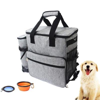 China 2021 Sustainable Custom Design 300D Polyester Waterproof Dog Bag Travel Cat Sling Carrier Pet Bag for sale