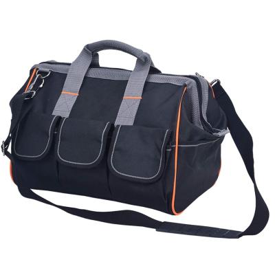 China Heavy Duty Tool Backpack Factory Polyester Tool Bag Folding Tool Bag Garden Electrician Custom Shoulder Tool Bag for sale