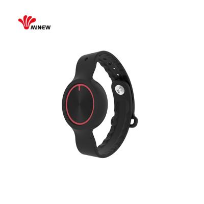 China NFC Included& Personal Vibration Alert Alarm Wristband SOS Emergency Button Alarm Signal Wristband for sale