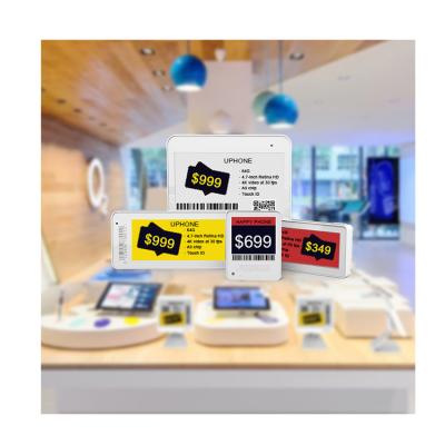 China Supermarket electronic nfc price tag supermarket solo shelf kit controlled by mobile phone show content for sale