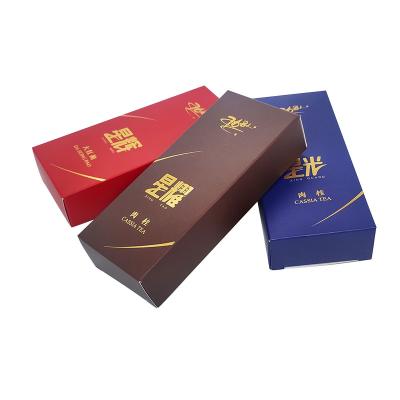 China Manufacturer Customized Wholesale Tea Recyclable Packaging 300gsm Folding Cardboard Box Color Print Brand Logo Low Price for sale