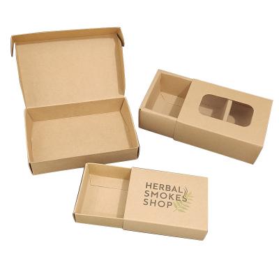 China Recyclable low price kraft paper sock packing box customized by manufacturer can be folded for convenient storage for sale