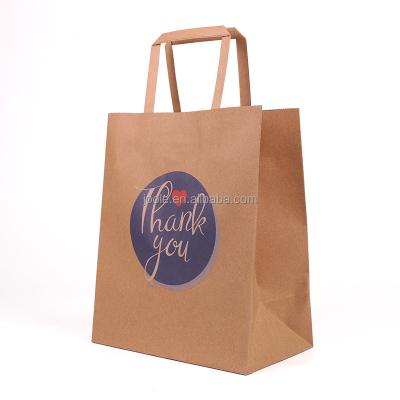 China Factory Cheapest Recyclable Craft Paper Bag Garment Packaging Shopping Bags With Paper Or Cotton Handle for sale