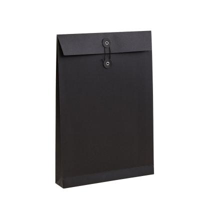 China Eco-friendly Thick Folder Bag Paper File Holder By Customized Size A4 B5 C3 C5 C6 Document Sleeve for sale