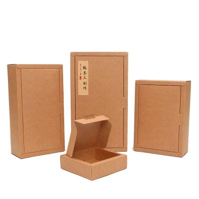 China Wholesale Customized Manufacturer Brand Logo Dried Fruit Flower Tea Packaging Shake Recyclable Folding Kraft Paper Cardboard Box for sale