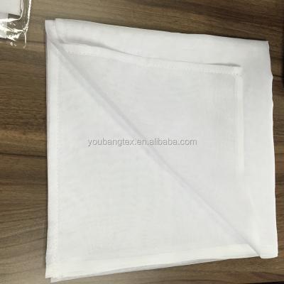 China Square Polyester High Quality Ghutra For Mid East / White Gothra Gothra Scarf / for sale