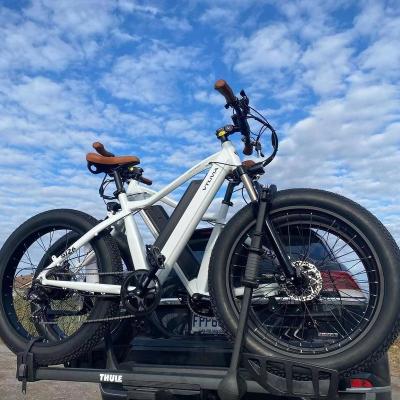 China Aluminum alloy VTUVIA SJ26 MTB 26 inch cruiser E bike motor electric bicycle ebike Fat mountain brushless tire for sale