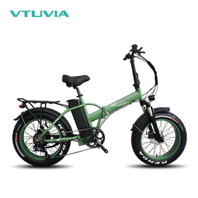 China Aluminum alloy ready to ship fat tire mountain e bicycle electric folding foldable bike free shipping from USA warehouse for sale